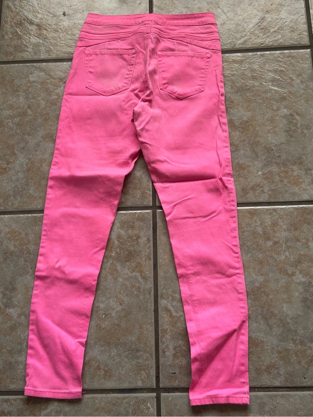 rue21 Freedom Flex Bright Pink High Waisted Skinny Jeans Size 9 - Picture 2 of 4